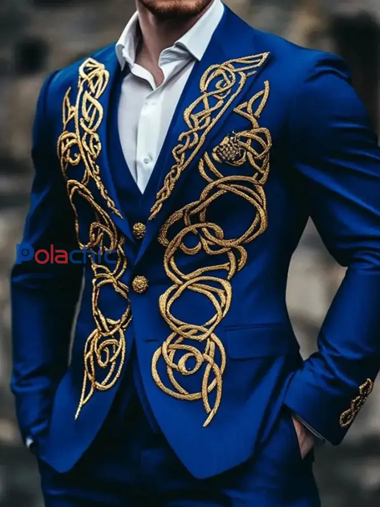 Blazer décontracté vintage pour hommes A / S