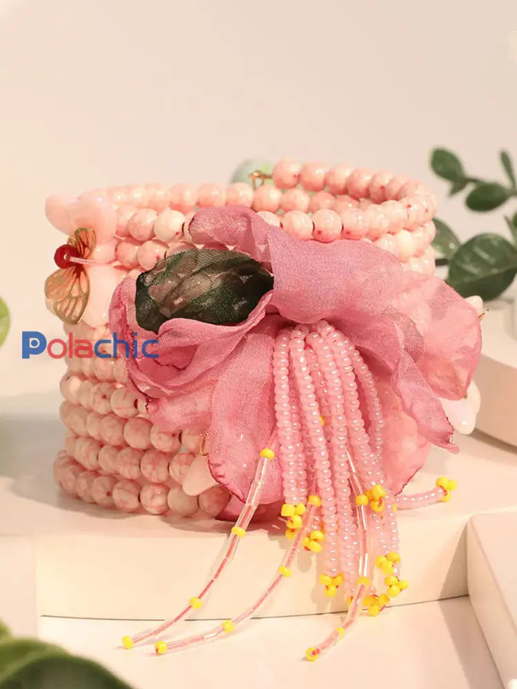 Bracelet Cancer du sein Rose Femme Rose / ONE