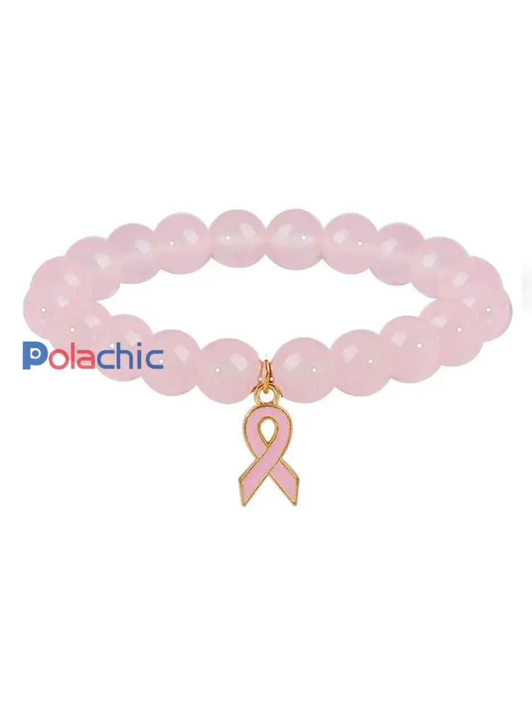 Bracelet Femme Cancer Du Sein Rose A / ONE