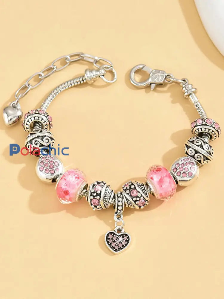 Bracelet femme cancer du sein rose Rose / ONE