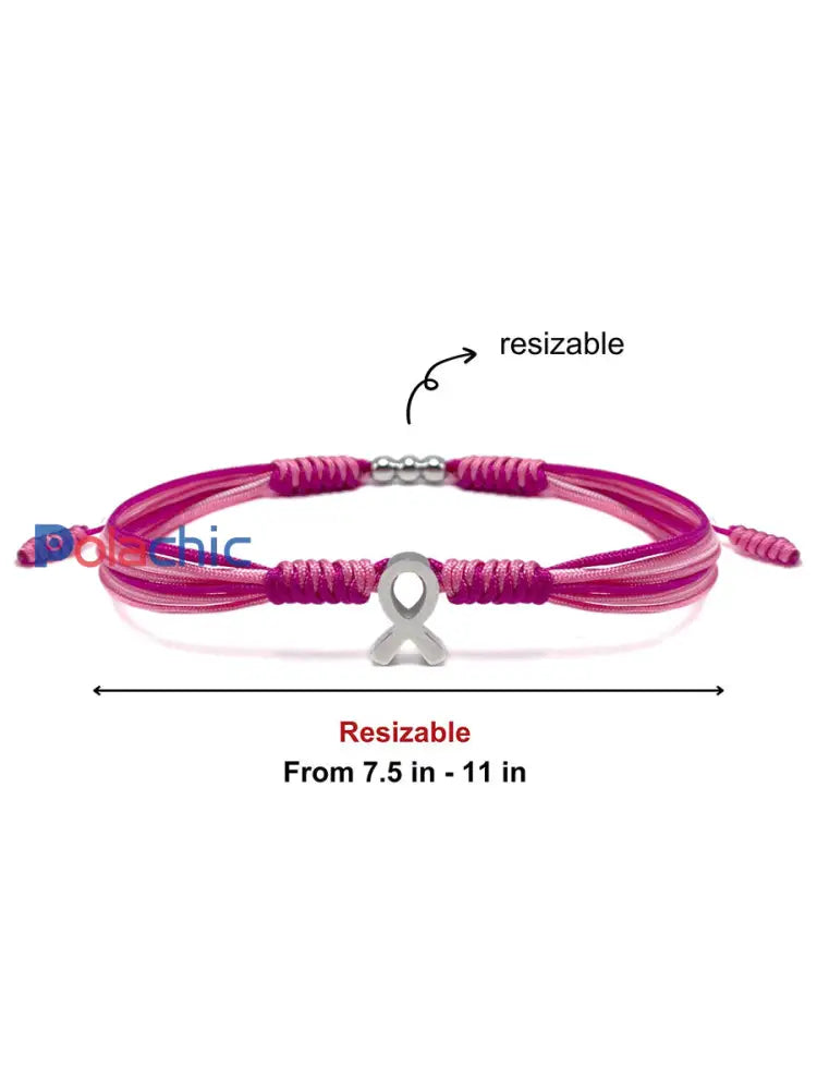 Bracelet femme cancer du sein rose Rose / ONE