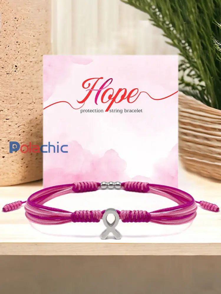Bracelet femme cancer du sein rose Rose / ONE