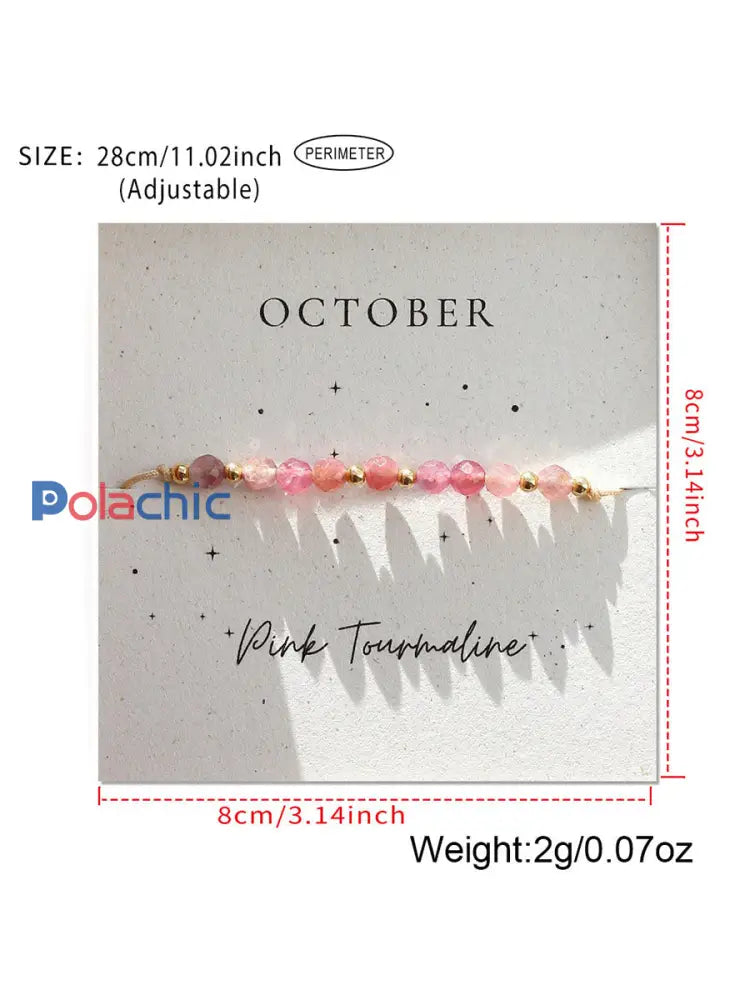 Bracelet Femme Rose Cancer Du Sein Ajustable