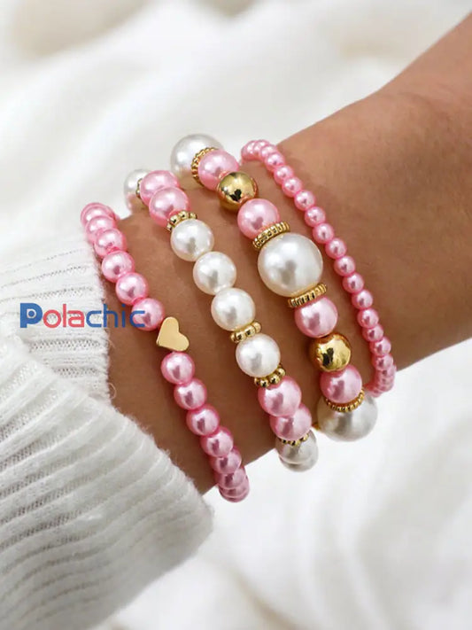 Bracelet Femme Ruban Rose Cancer Du Sein Rose / ONE