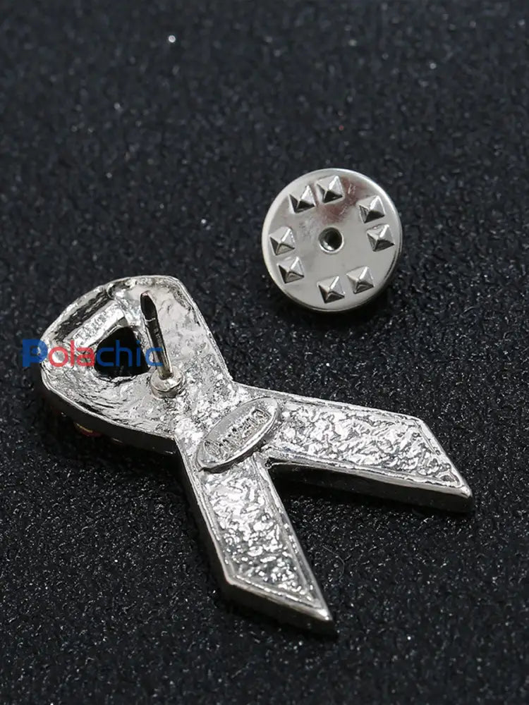 Broche rose cancer du sein pour femme Rose / ONE