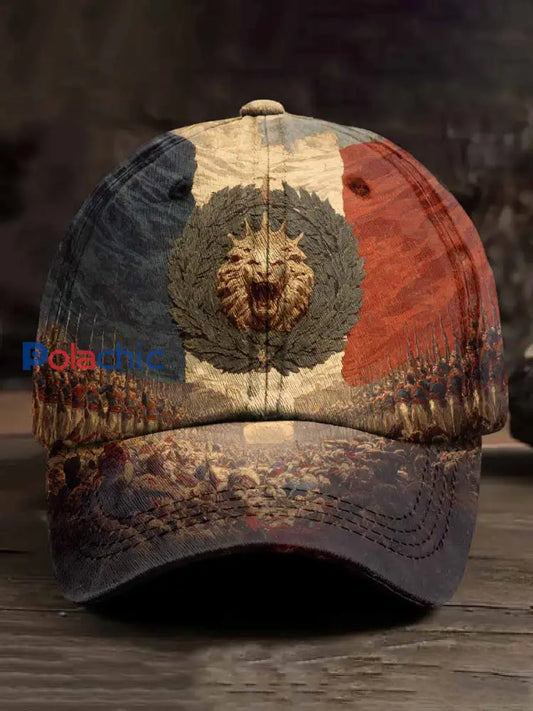 Casquette De Baseball Vintage Avec Motif Français comme image / ONE