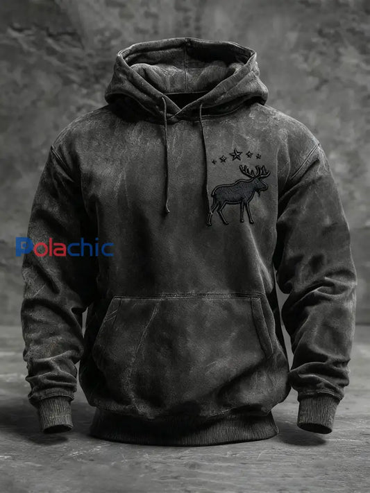 Chandail à capuchon Western Moose Homme Noir / S