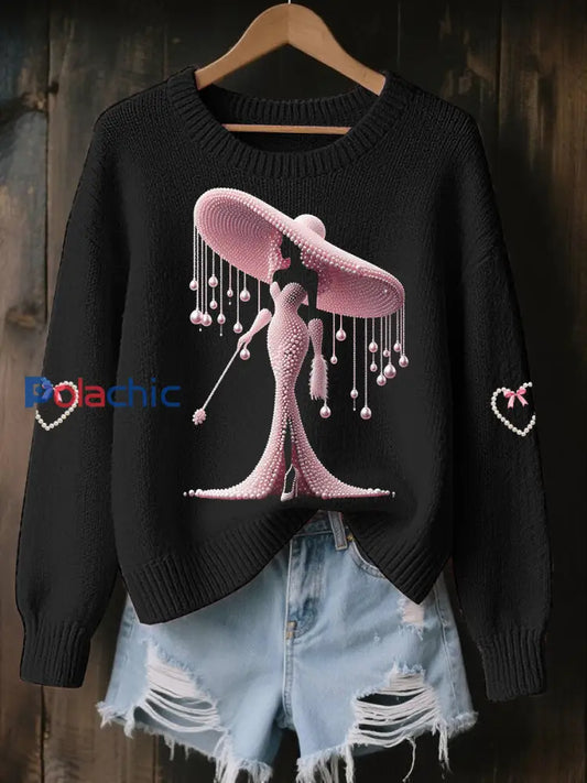 Chandail Breast Cancer Awareness Femme Noir / S
