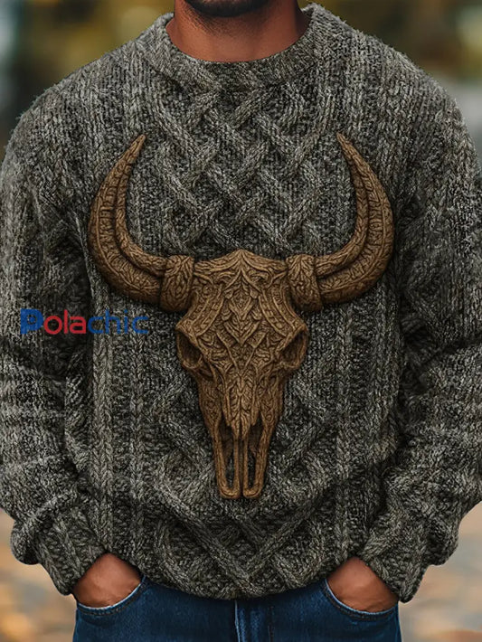 Chandail Cozy Style Western Homme comme image / S