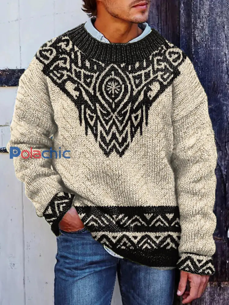 Chandail Viking pour hommes Abricot / S