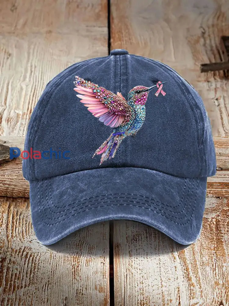 Chapeau unisexe design hawaïen de villégiature Bleu Marine / ONE