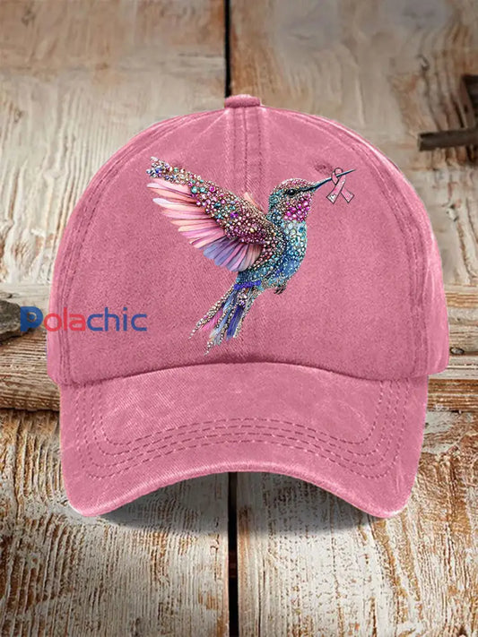 Chapeau unisexe design hawaïen de villégiature Rose / ONE