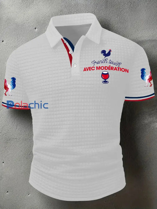 Chemise à manches courtes French touch Homme Blanc / S