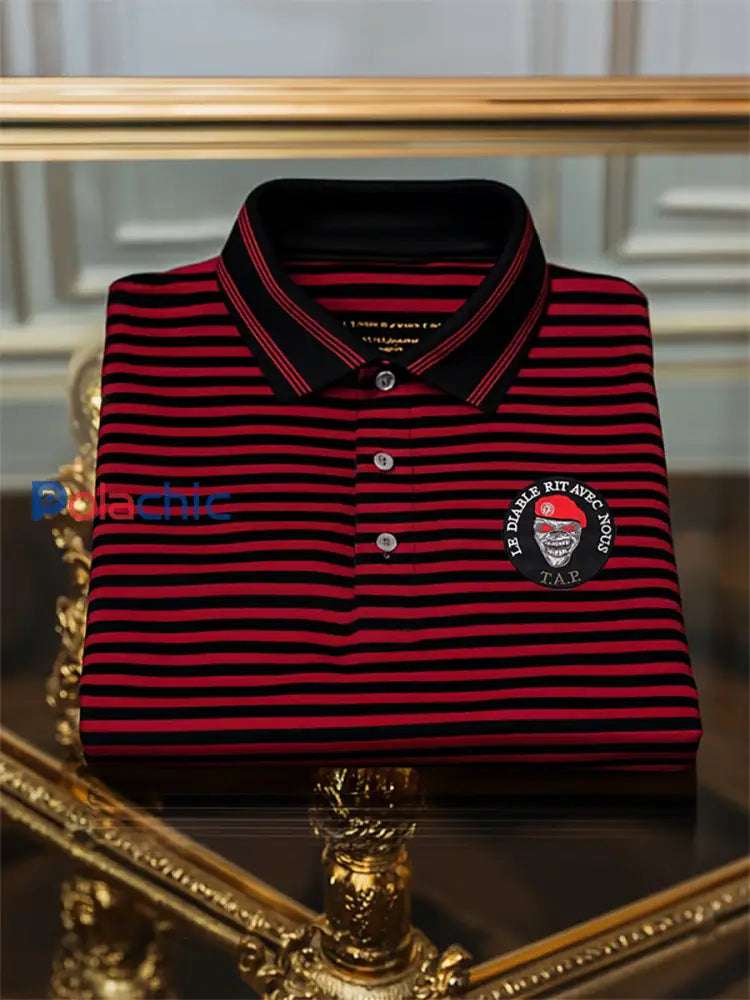 Chemise TAP Le diable rit avec nous Homme comme image / S