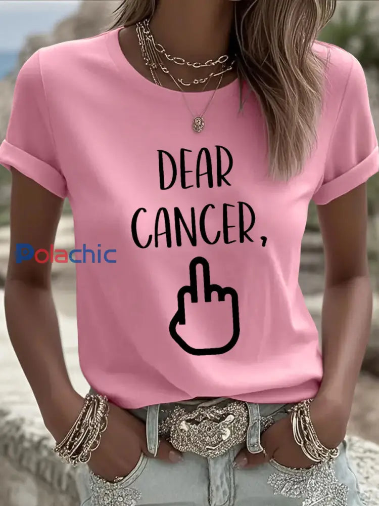 Cher cancer des femmes vous avez choisi la mauvaise chienne T shirts