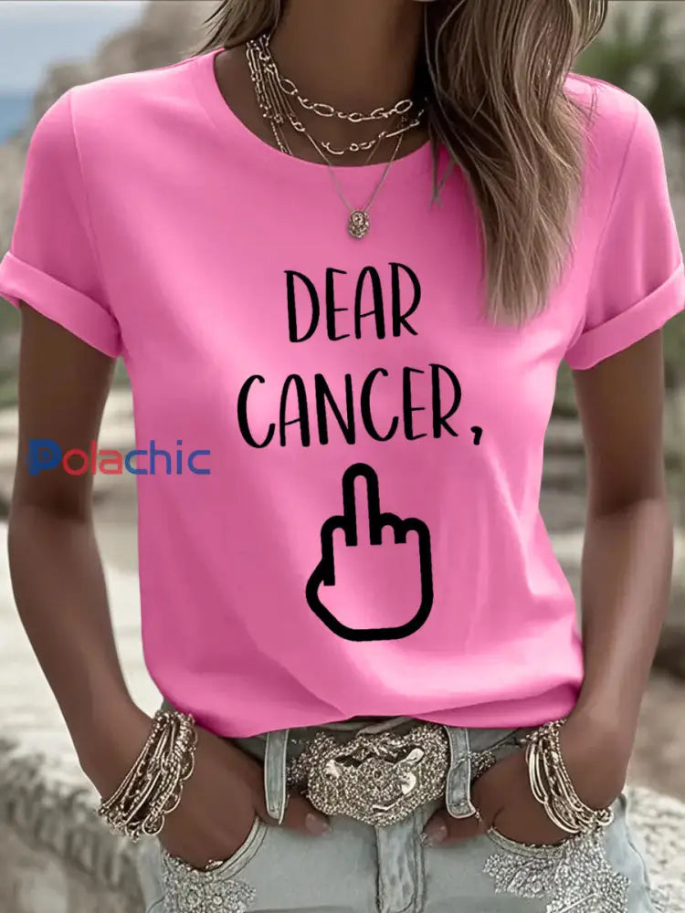 Cher cancer des femmes vous avez choisi la mauvaise chienne T shirts