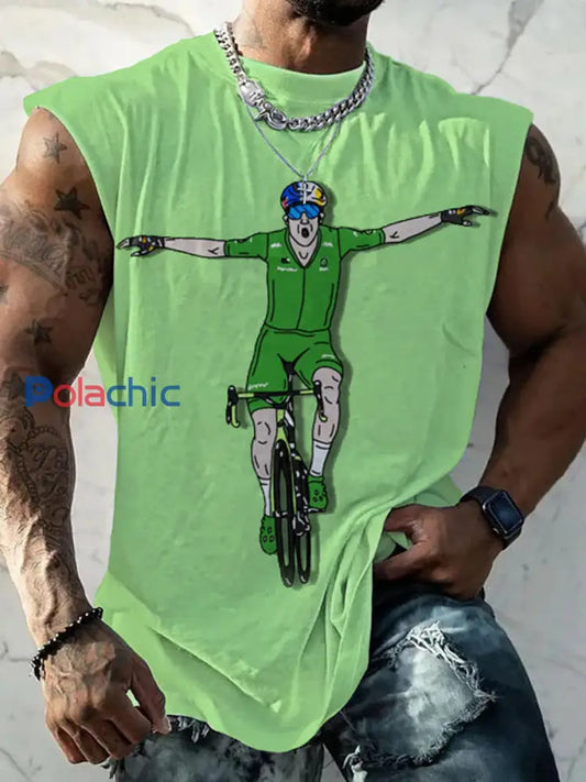 Débardeurs Tour De France Wout Homme Vert Clair / S