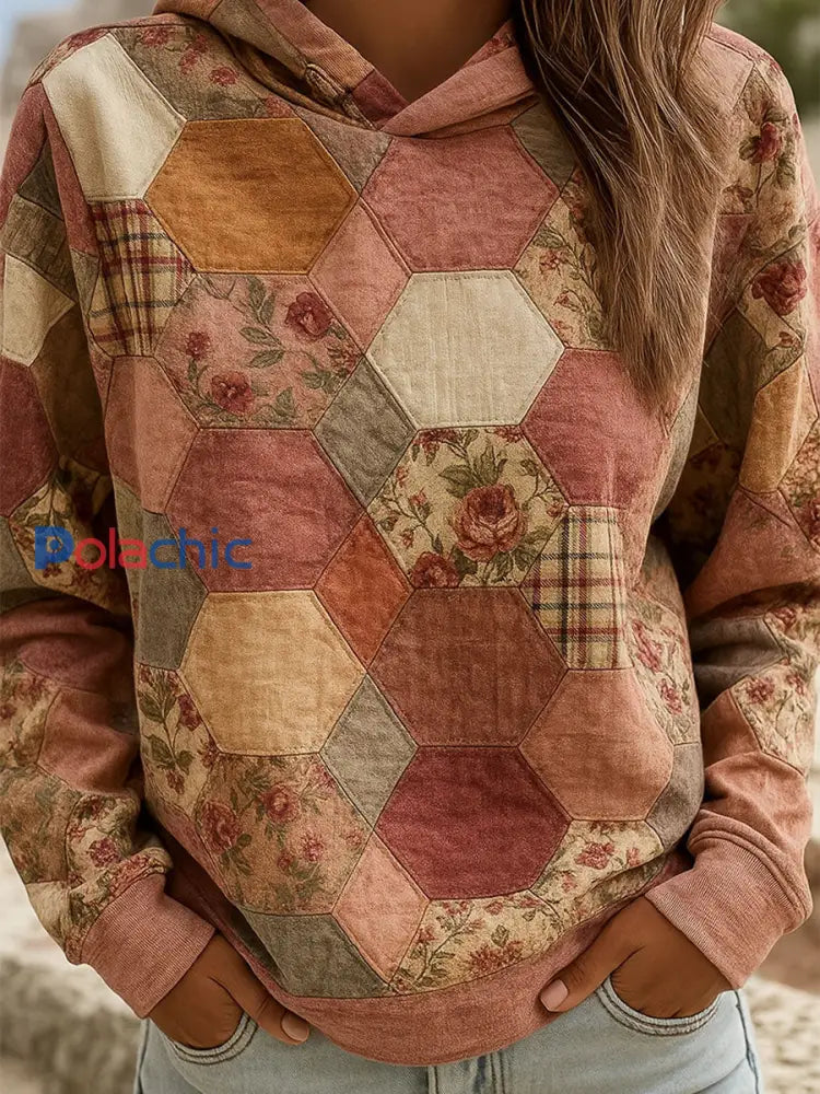 Femmes Cancer du sein Sensibilisation Fleurs Sweatshirt comme image / S