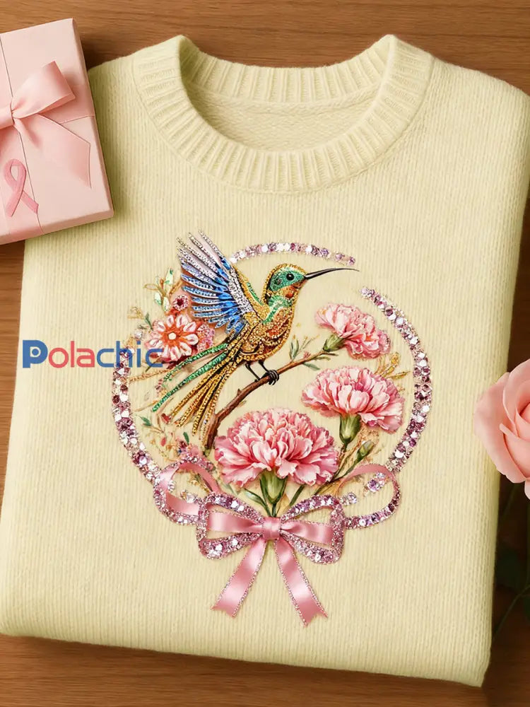 Haut confortable en tricot à manches courtes imprimé animal artistique pour femme A / S