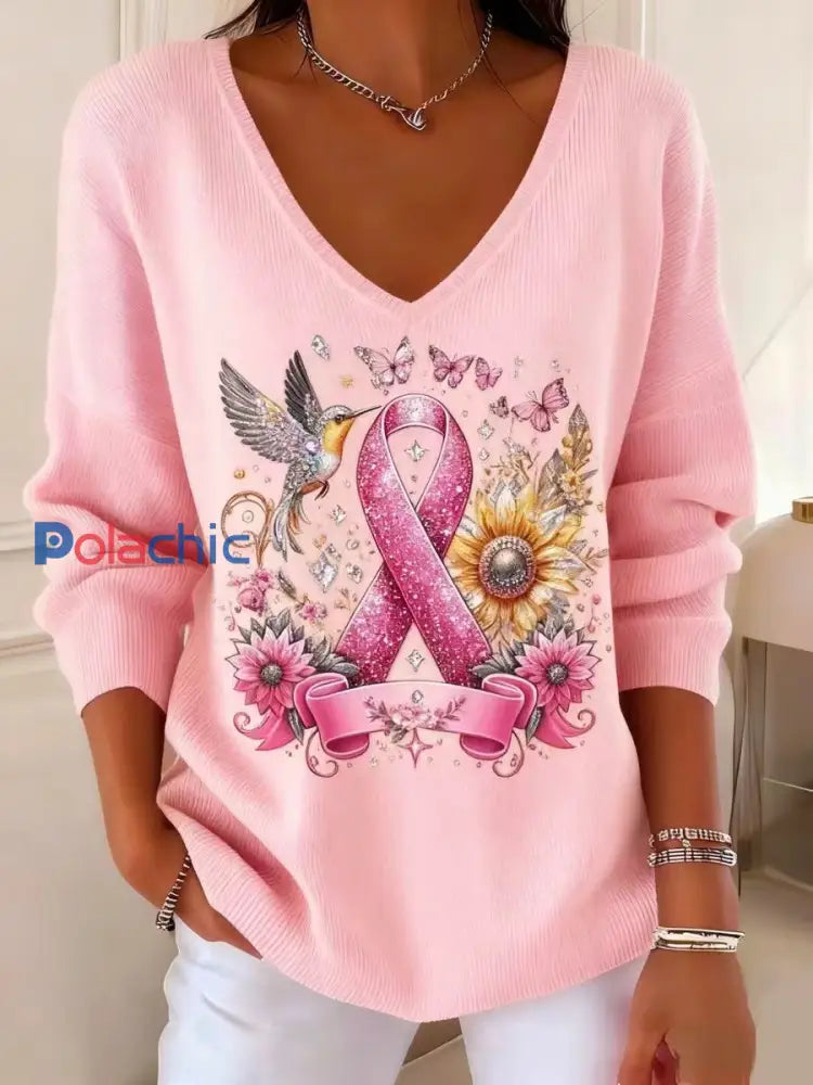 Haut Décontracté Rétro Animal Art Floral Col V Femme A / S