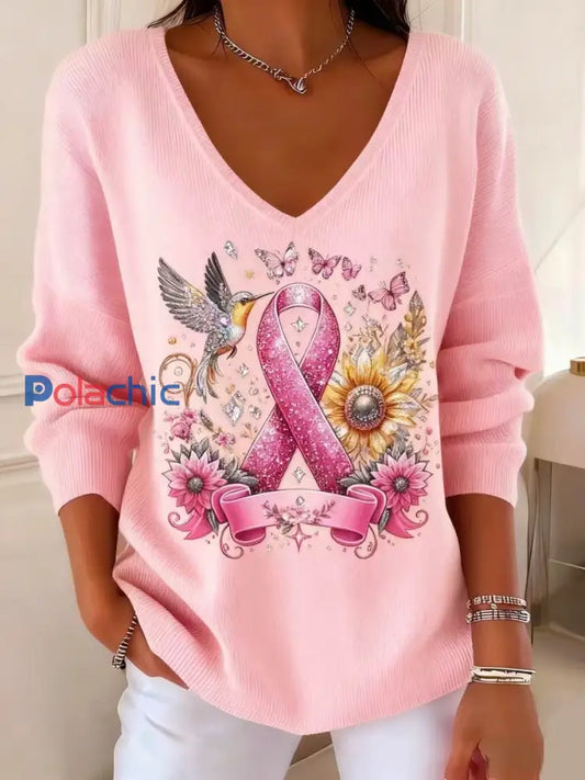 Haut Décontracté Rétro Animal Art Floral Col V Femme A / S