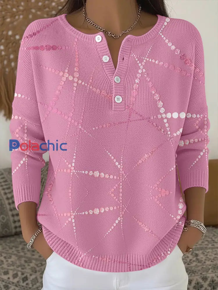 Hauts de sensibilisation au cancer du sein pour femmes Rose / S