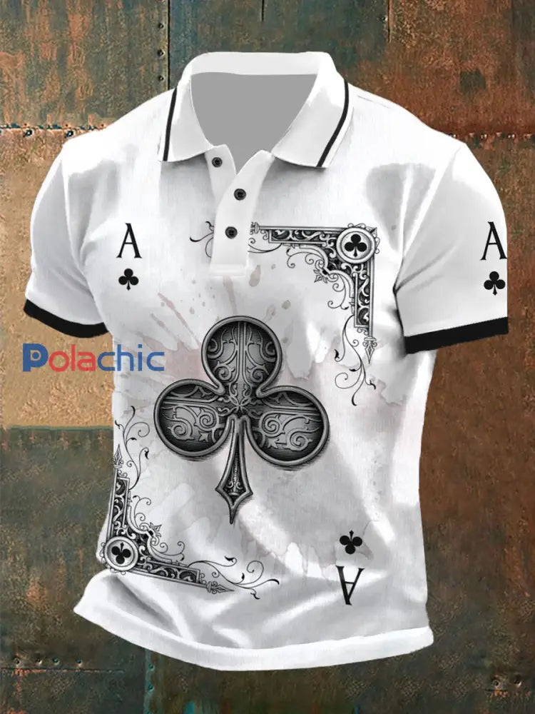 Hauts Texas Hold’em Club A pour hommes Noir / S