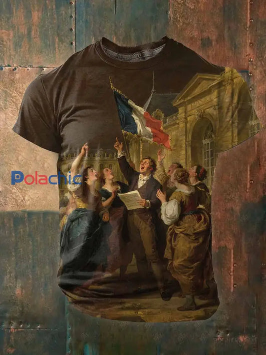 Homme Vintage T shirt décontracté comme image / S