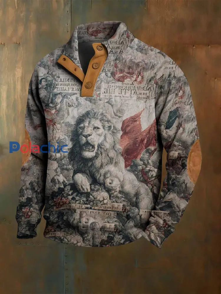 Hoodies décontractés Vintage Imprimés comme image / S