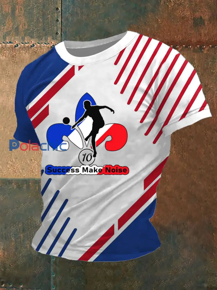 Le succès des hommes font le bruit T-shirt à manches courtes comme image / S