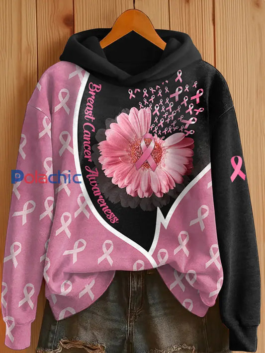 Les femmes du cancer du sein Hoodies Rose / S