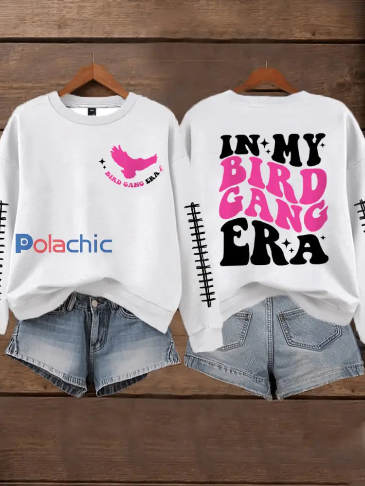 Mois de la sensibilisation au cancer du sein des femmes Football Fans Sweatshirt blanc / S