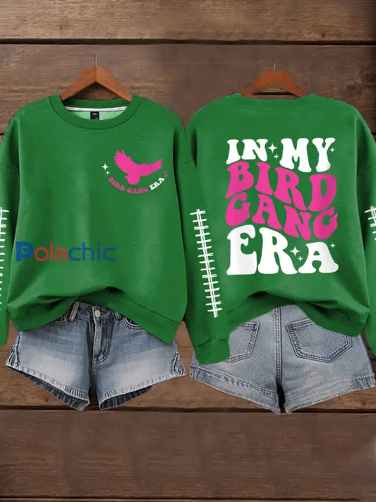Mois de la sensibilisation au cancer du sein des femmes Football Fans Sweatshirt vert / S