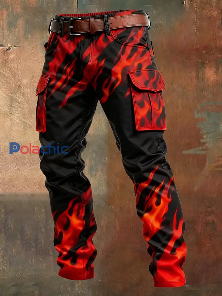 Pantalon de travail décontracté de style d’affaires rétro pour hommes A / S