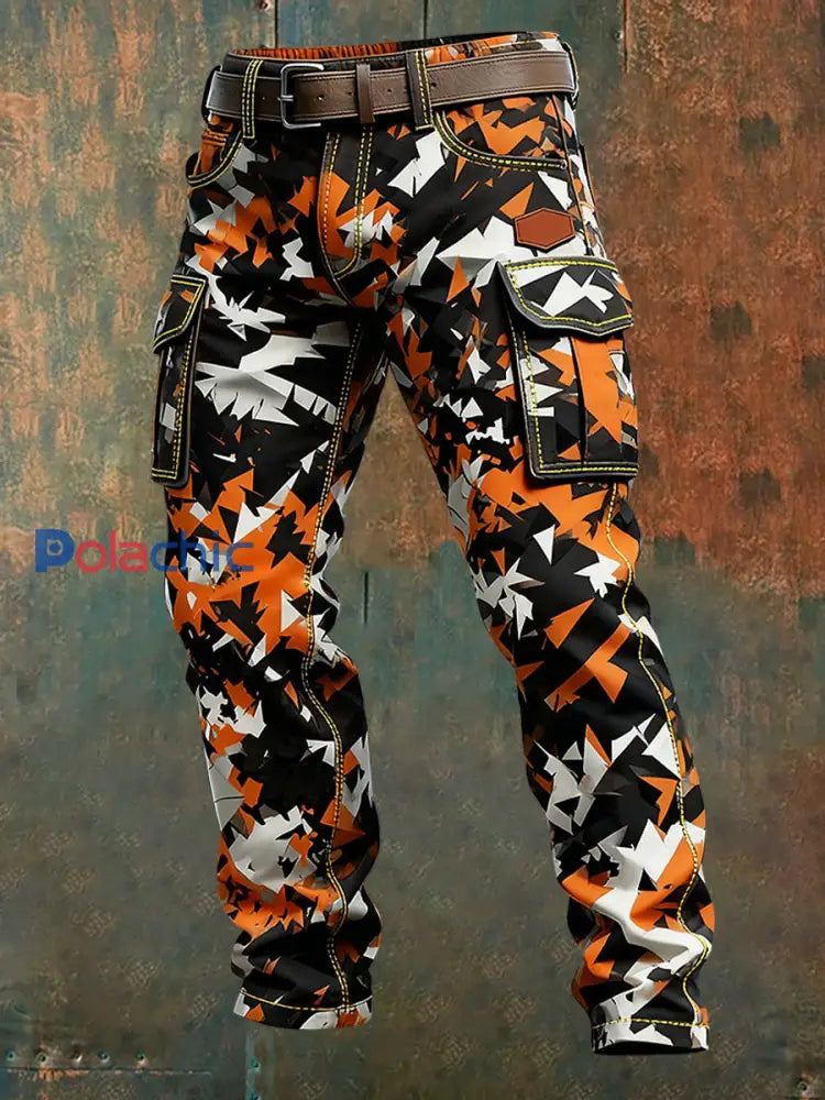 Pantalon de travail décontracté de style d’affaires rétro pour hommes A / S