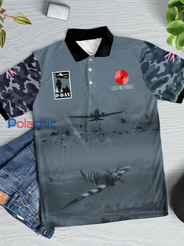Polo à manches courtes D-DAY 81ST ANNIVERSARY pour homme