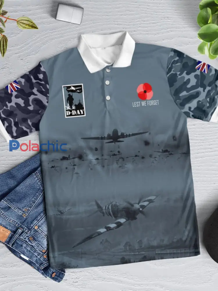 Polo à manches courtes D-DAY 81ST ANNIVERSARY pour homme