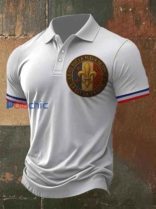 Polo À Manches Courtes Lily Badge Pour Homme comme image / S