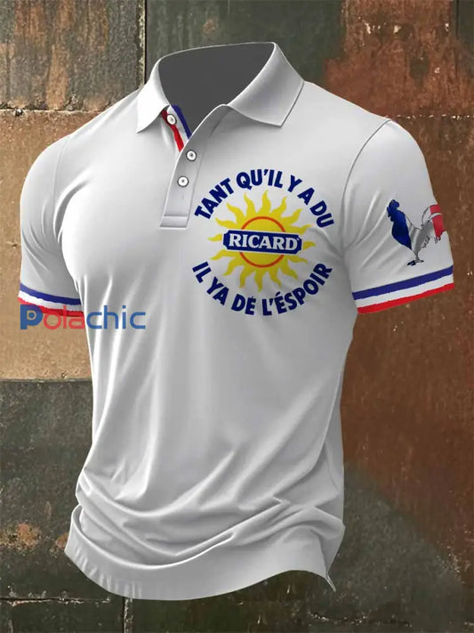 Polo à manches courtes Tant Qu’il Y A Du Ricard Homme comme image / S