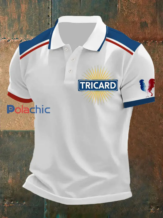 Polo imprimé à manches courtes Ricard Homme A / S