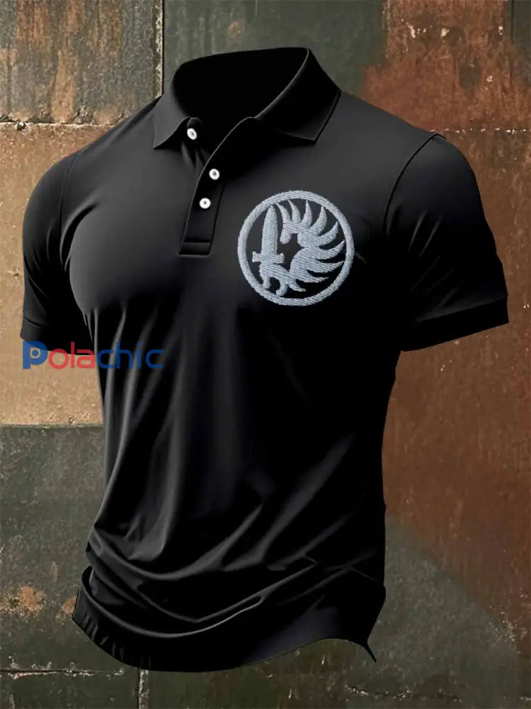 Polo Vintage Légion Étrangère Française Imprimé comme image / S