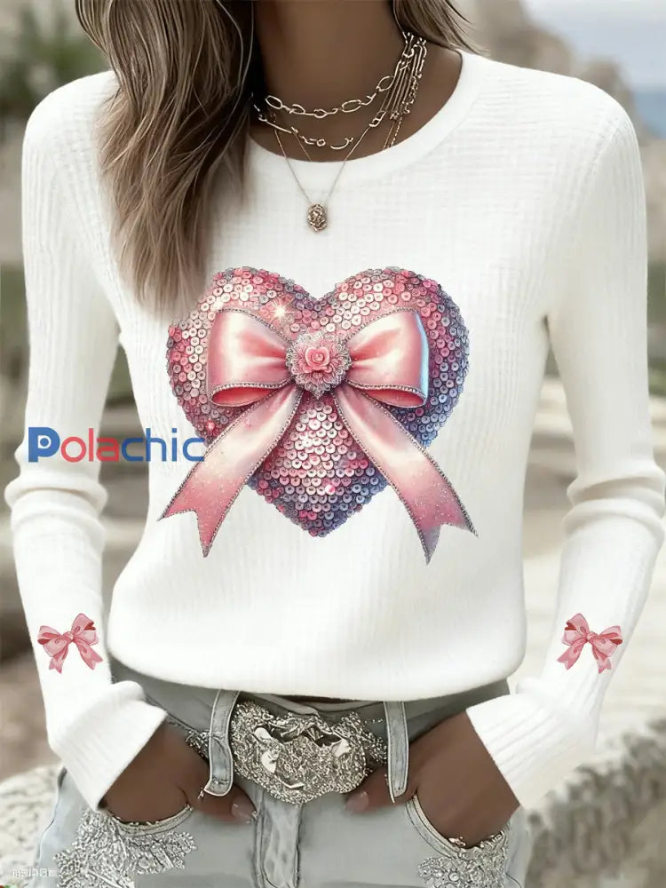 Pull commémoratif imprimé animal Fan Band Cancer du sein pour femmes A / S