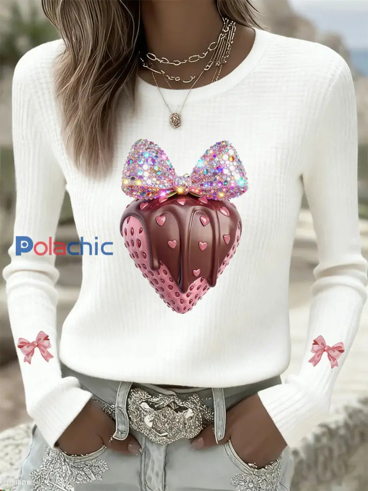 Pull commémoratif imprimé animal Fan Band Cancer du sein pour femmes A / S