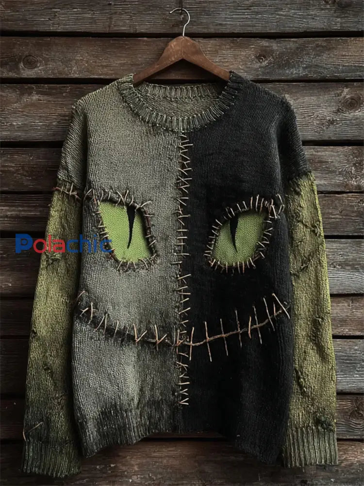 Pull décontracté à imprimé chat vintage pour femmes A / S