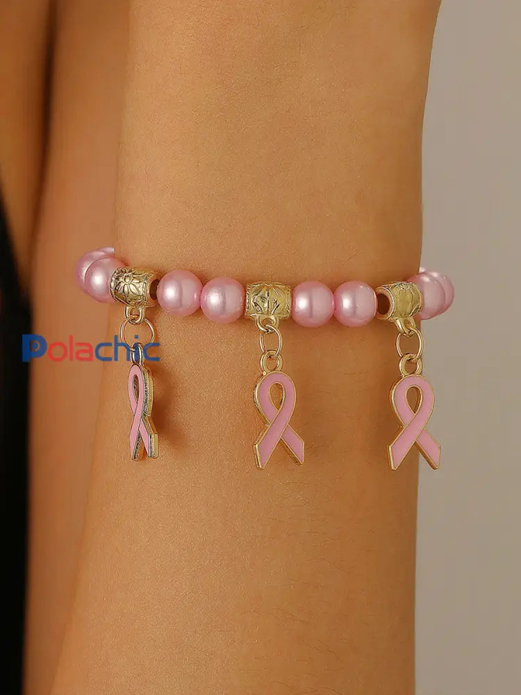 Sensibilisation au cancer du sein Accessoires ruban rose pour femmes