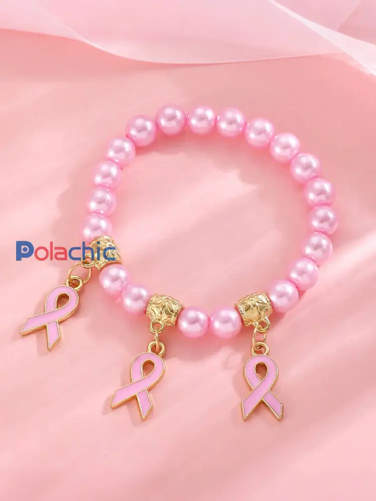 Sensibilisation au cancer du sein Accessoires ruban rose pour femmes C / ONE