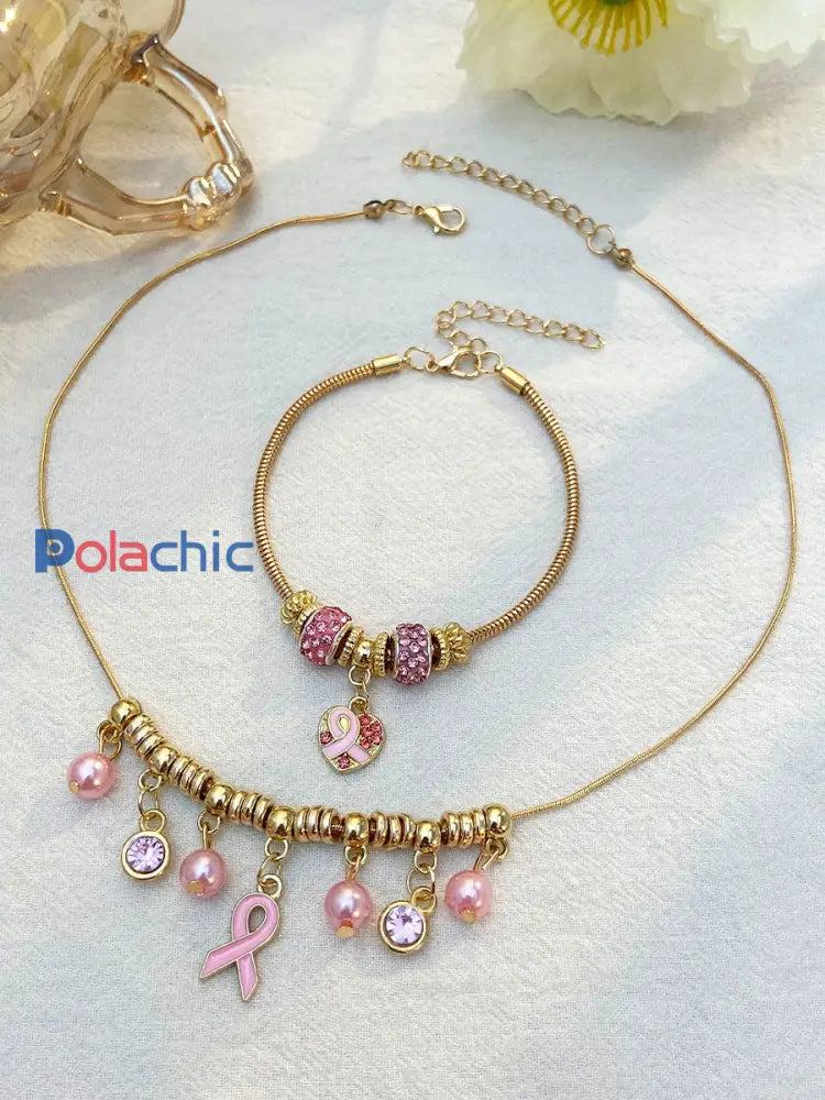 Sensibilisation au cancer du sein Accessoires ruban rose pour femmes comme image / ONE