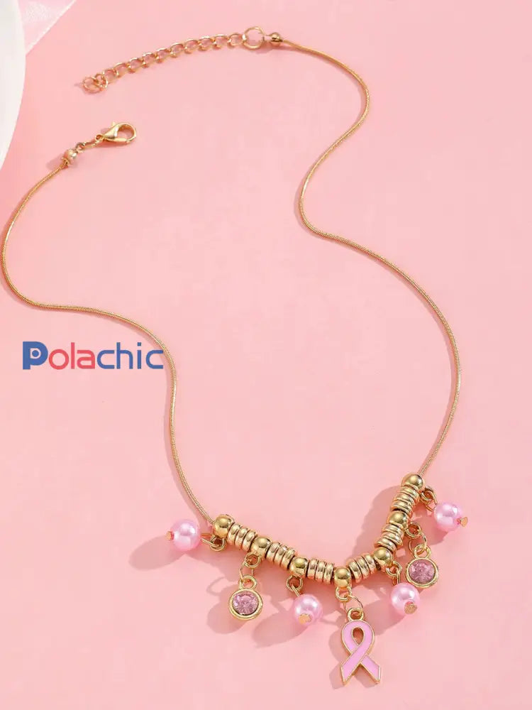 Sensibilisation au cancer du sein Accessoires ruban rose pour femmes E / ONE