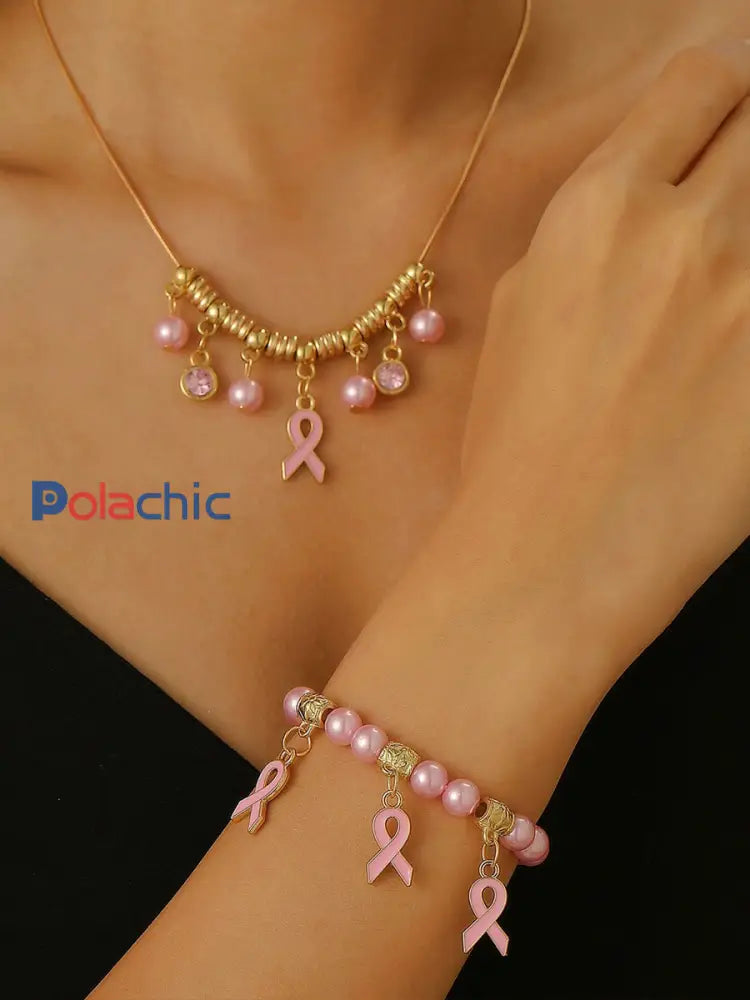 Sensibilisation au cancer du sein Accessoires ruban rose pour femmes gris / ONE
