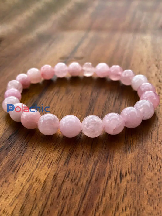 Sensibilisation au cancer du sein inspiré bracelet perle rose comme image / ONE